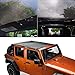 Jeep Wrangler Mesh Shade Top Cover Provides UV Protection 2007-2017 4-Door JKU Jeep JK Roof Sun-shade Mesh Shade for Jeep Wrangler with 15 years Warranty