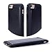 SHANSHUI Wallet Case Compatible with iPhone 6 Plus / 6s Plus, PU Leather RFID Blocking Detachable Kickstand Feature Credit Card Slots Cash Pocket Folio Case Flip Stand Cover (Black-5.5'')