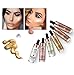 O.TWO.O Liquid Highlighter Make-up Glow Face Contour, Make Up Glitter Brighten Shimmer for Pale and Deeper Skin Tone (#1)