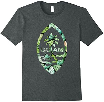 Mens Guam Seal Jungle Style Tee Shirt Large Dark Heather