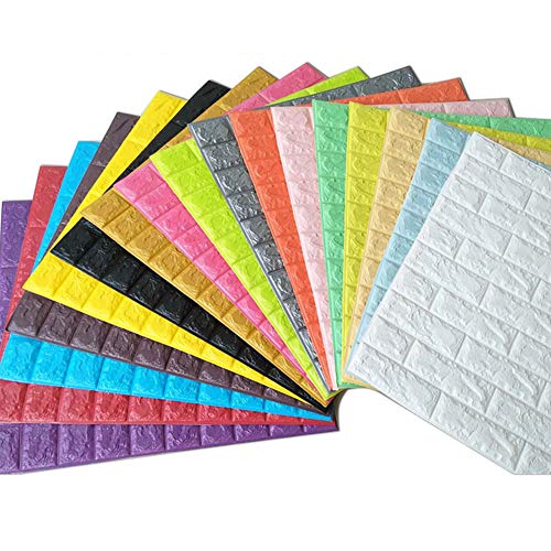 PinShang 3D Waterproof Brick Grain Self-Adhesive Heat Insulation Sound Absorbing Foam Wall Sticker Emerald