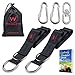 Whimlets Tree Swing Straps Hanging Kit - Two Straps Extra Long with Safer Lock Snap Carabiner Hooks - Perfect for Tree Swings & Hammocks – Easy and Fast Installation
