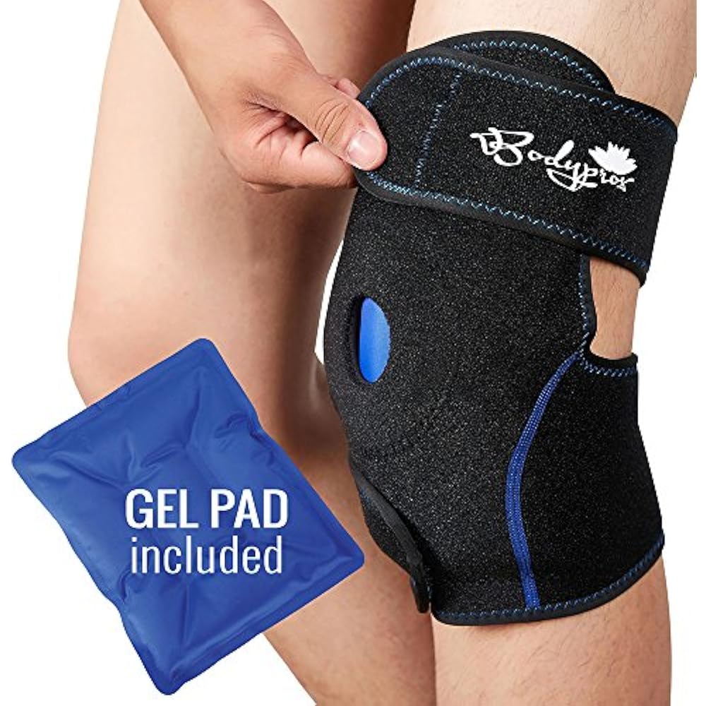 Ice Pack Knee, Support Brace With Gel Pad Hot And Cold Therapy