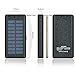 Solar charger 24000mah HuaF Portable Battery Pack Phone Charger 3 USB Ports(1A+2A+2A) Backup Battery For iPhone iPad Samsung HTC Cellphones Tablet And More