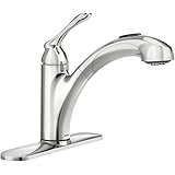 Moen 67315c Integra One Handle Pullout Kitchen Or Laundry Faucet Featuring Power Clean Chrome Touch On Kitchen Sink Faucets Amazon Com
