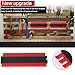 Contour Gauge Duplicator, 10 Inch Shape Contour Gauge Duplicator/Tools Mode Contour/Copy Gauge Contour Gauge Duplicator/Standard Wood Marking Tool/Tiling Laminate Tiles General Tools (Red)