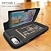 iPhone 7 Case, TORU [iPhone 7 Wallet Case Pattern Wood] Dual Layer Hidden Credit Card Holder ID Slot Card Case with Mirror for iPhone 7 (2016) / iPhone 8 (2017) - Wood Geo