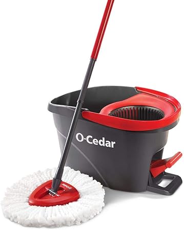 Amazon Com O Cedar Easywring Microfiber Spin Mop Bucket Floor