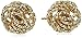 Amazon Collection 14k Yellow Gold Diamond-Cut Love Knot Italian Stud Earrings