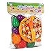 ThinkMax Play Food, 24Pcs Cutting Food - Pretend Food Set, Kitchen Toy Food Fun Cutting Fruits and Veggies with Pizza Playset for Kids