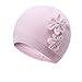 Vivobiniya Toddler and Baby Knit Hats Newborn Beanie hat Infants Winter Hats double100% Cotton Pink