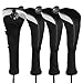 Andux 4pcs/Pack Long Neck Golf Hybrid Club Head Covers Dial No. Tag CTMT-02