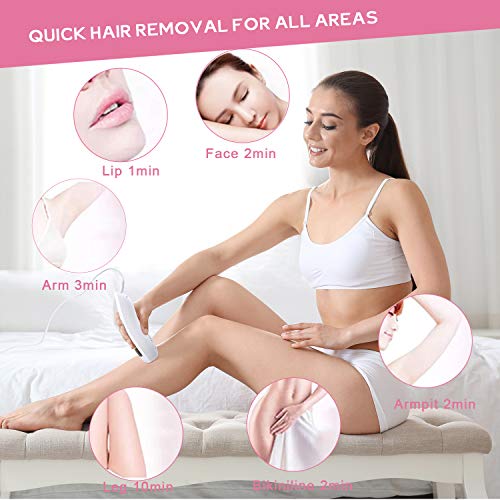 IPL Hair Removal, Easkep System for Women and Men Profesional Painless Permanent Facial Body Home Use Device Treatment Wholebody