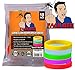 Fack Off Insect / Bracelets (10, Glow in the Dark Silicone)