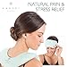 Microwavable Neck Heating Pad with Aromatherapy - Soothing Hot or Cold Therapy Wrap for Neck & Shoulder Pain, Stress Relief, Headache & Migraine Tension - Relaxing Lavender - Now with Free Eye Pillow
