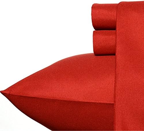 King Sheet Set (Patti Labelle Solid Red Dahlia)