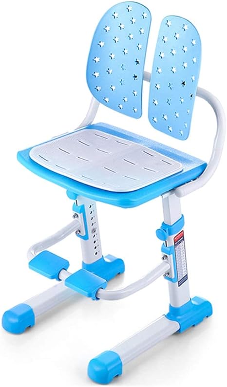 Amazon Com Chairs Children S Study Chair Backrest Adjustable Chair Student Chair Lift Chair Height 9 Gear Adjustment Color Blue Kitchen Dining