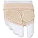 Capezio Women's Footundeez Lyrical/Modern Shoe,Nude,P (US Women's 4-5 M)