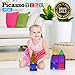 PicassoTiles 33 Piece Building Blocks 33pcs Educational Kit 3D Building Construction Toy Set Clear Magnetic Stacking Block STEM Playboard Magnet Felt Tiles Novelty Game, Creativity Beyond Imagination