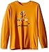 Life is Good Longsleeve Boys Elemental Bike Kick Tee, Artisan Gold