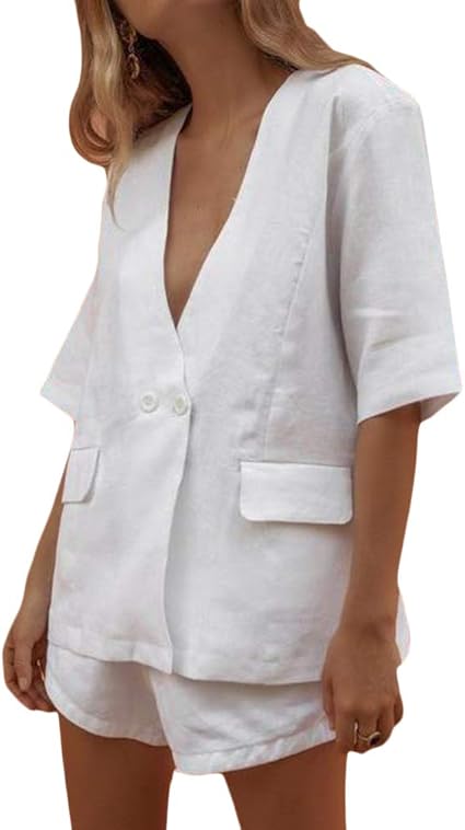 blazer manche courte