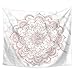 Indusleaf Pink Mandala Tapestry Wall Decor for Bedroom Women Hanging Bohemian Living Room Girls Boho Medallion Gary Marble