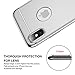 RANVOO iPhone X Case, iPhone 10 case, Thin and Slim Hard 3 in 1 Stylish Cover Matte Surface with Electroplate Frame Case (Silver)