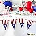 Bobee Red White Blue Independence Day Banner Decoration 8 feet Double Sided Print PreStrung