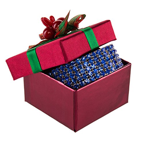 ForKeeps! 8 Pack Red Mini Gift Boxes With Lids, Pre Wrapped Gift boxes