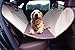 Petter Pet Dog Seat Cover + Bungee Elastic Shock Absorbing Safety Seat Belt + Travel Bag Non Slip, Waterproof Material, Cover & Hammock - Bench Protector for Cars, SUV, Truck Backseat