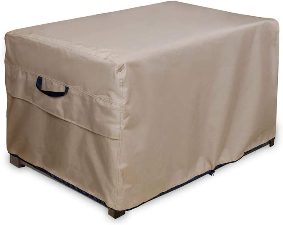 Talogca Deck Box Cover, 210D Waterproof, Silver Coated Oxford Fabric