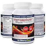 Gloryfeel METABOLISM BOOSTER Thermogenic Fat Burner Weight Loss Pills Diet Pills with Green Tea Raspberry Keton to lose weight Vitamin B6 to Increase Energy 90 Capsules