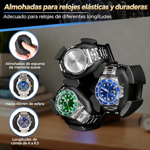 Caja Relojes Automáticos para 3 Relojes