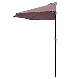 Tangkula 9 ft Half Round Outdoor Patio