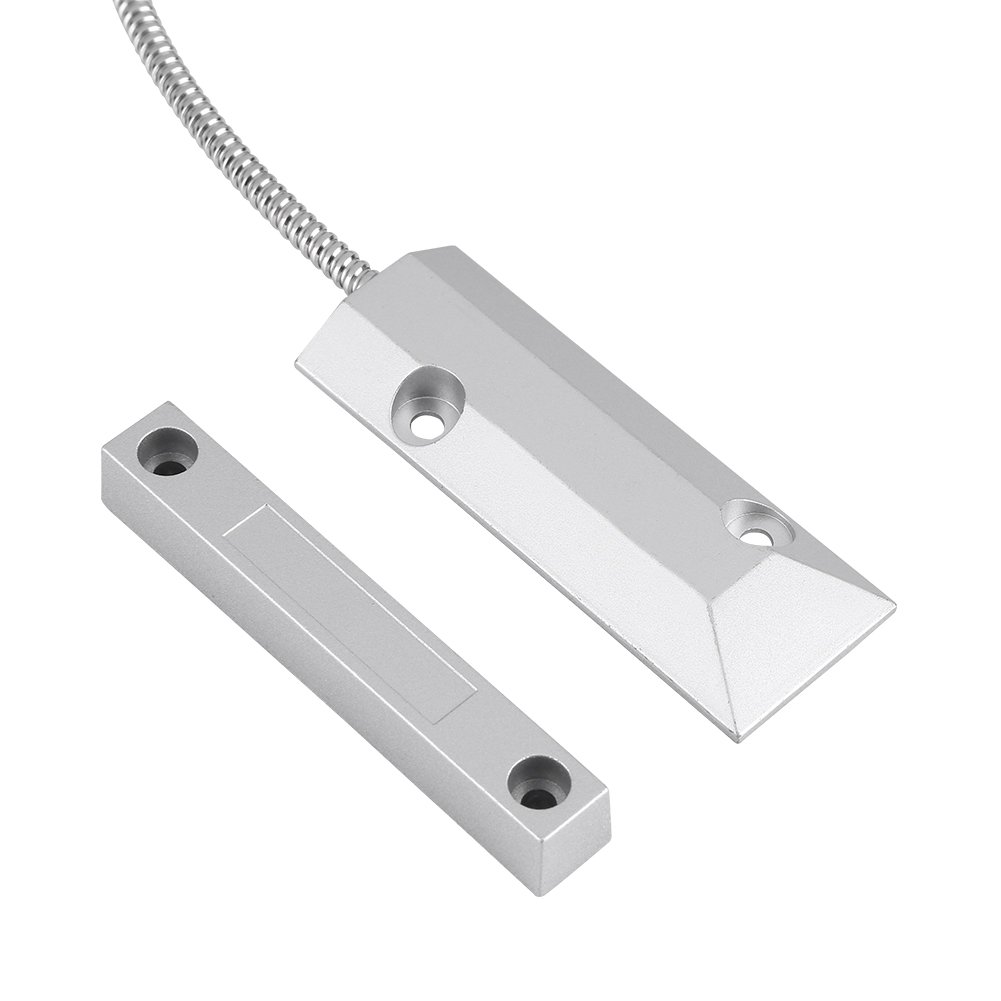 Door Sensor Alarm，Fdit Sensor Switch with Magnetic Contact Cable for Door Window for Home Security Garage Alarm Socialme-EU