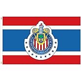 Yerchic Chivas Fans Guadalajara Flag 3x5ft Banner Polyester Flag For Garage Room Man Cave