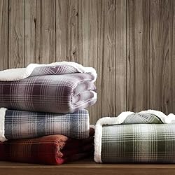 Eddie Bauer - Throw Blanket, Super Soft Reversible