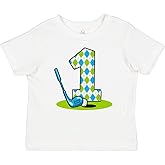inktastic Argyle Golf 1st Birthday Baby T-Shirt