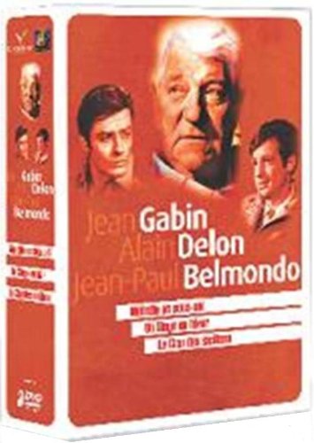 Jean Gabin, Alain Delon, Jean-Paul Belmondo : Coffret 3 Films N° 1 - Pack