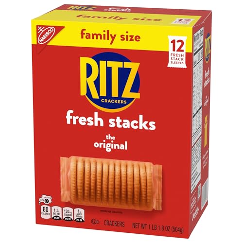 RITZ FRESH STACKS ORIGINAL CRACKERS, FAMILY SIZE, 17.8 OZ