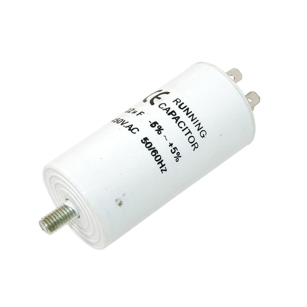 Capacitor 22Uf for Diplomat Powerpoint Nardi Servis Eurotech Baumatic Erwin Bonn Hygena Lendi Tumble Dryer. Equivalent To Part Number 532001101