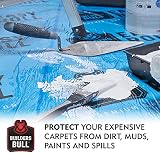 Builders Bull Heavy-Duty Carpet Protector 50m Self-Adhesive Waterproof Roll view 7