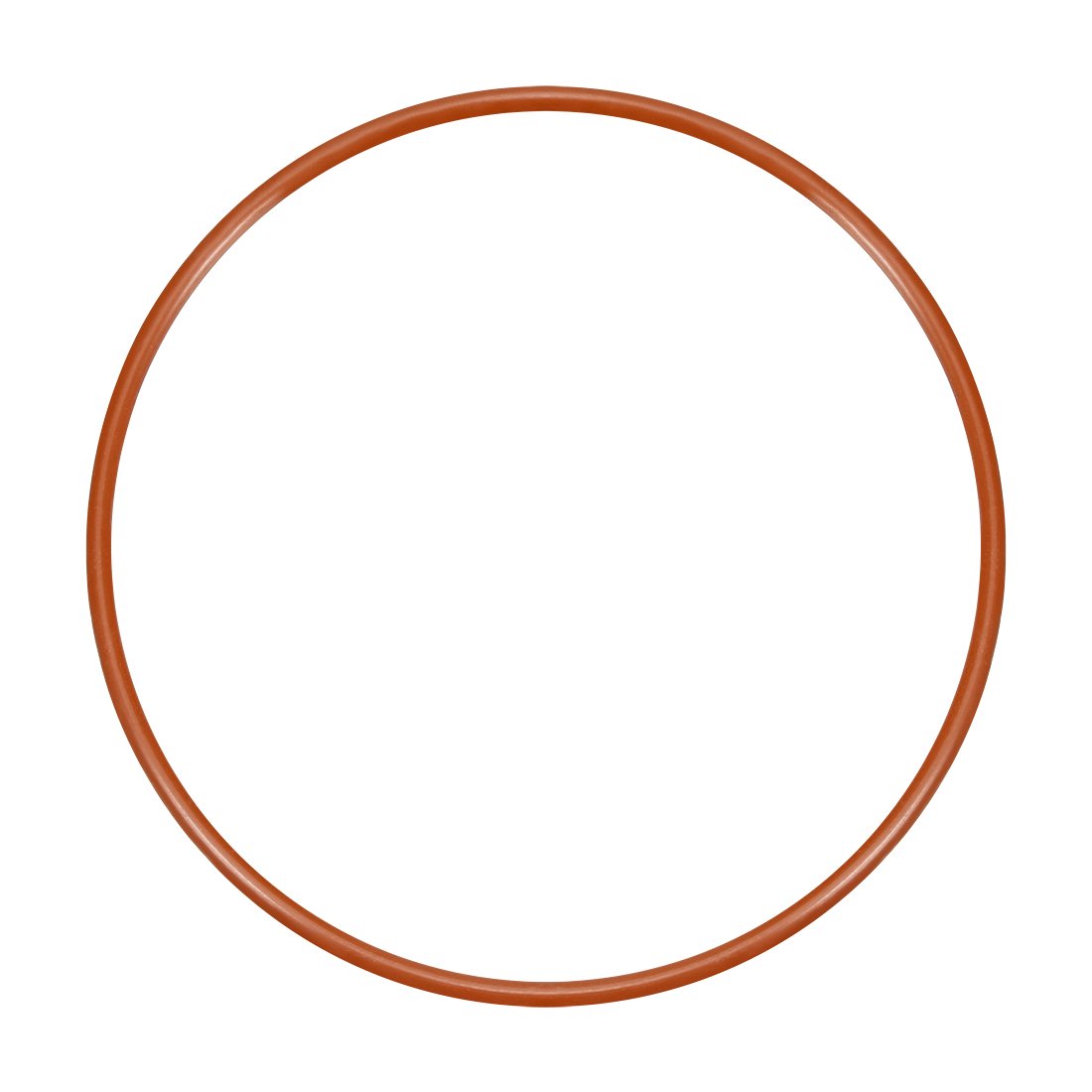 sourcingmap Silicone O-Ring, 90mm OD, 85.2mm ID, 2.4mm Width, VMQ Seal Rings Gasket, Red