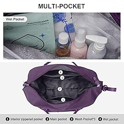Travel Duffel Bag, Sports Tote Gym Bag, Shoulder