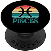 Pisces Pisces Sunset Zodiac Sign PopSockets Adhesive PopGrip