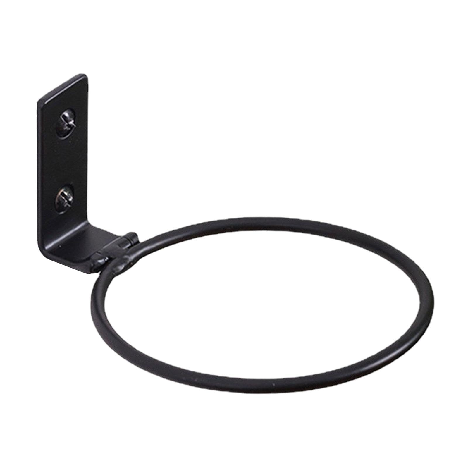 Sharplace Flower Pot Holder Rings, Wall Mounted Foldable Flower Pot Storage Rack Fixed Rings, for Yard Indoor Outdoor Wall Balcony, 8inch