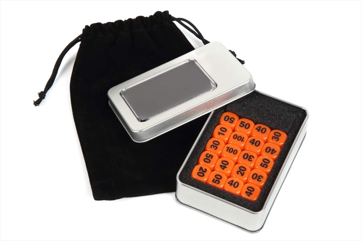 ポケモンカード ダメカン ダイス 14mm ２０個 セット ポケカ ダメージカウンター 収納ケース ＆ 収納袋 付き おもちゃの神様商品画像