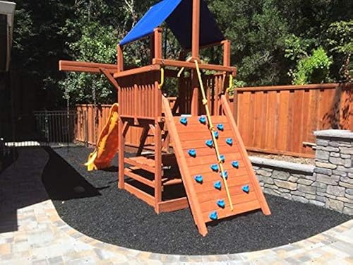 Playsafer Rubber Mulch Nuggets Protective Flooring for Playgrounds