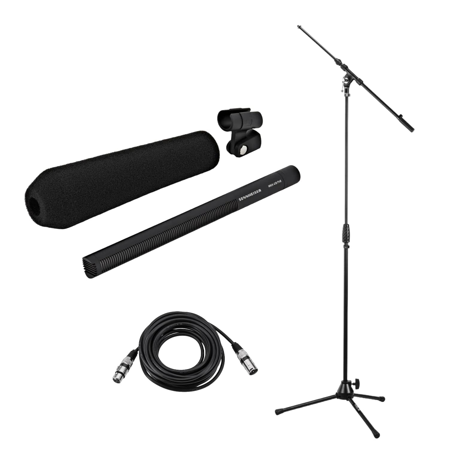 Mua Sennheiser MKH416 Short Interference Tube Microphone Bundle with H&A Tripod Microphone
