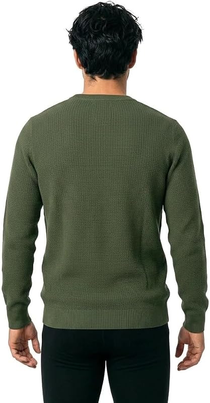 Micro Textured Cotton C-Neck